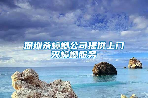 深圳殺蟑螂公司提供上門滅蟑螂服務(wù)