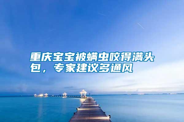 重慶寶寶被螨蟲咬得滿頭包，專家建議多通風(fēng)