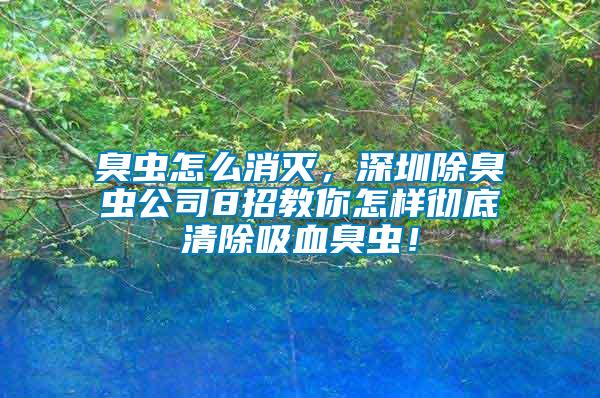 臭蟲(chóng)怎么消滅，深圳除臭蟲(chóng)公司8招教你怎樣徹底清除吸血臭蟲(chóng)！