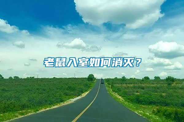 老鼠入室如何消滅？