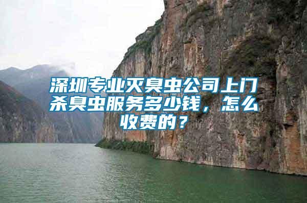 深圳專業(yè)滅臭蟲公司上門殺臭蟲服務(wù)多少錢，怎么收費(fèi)的？