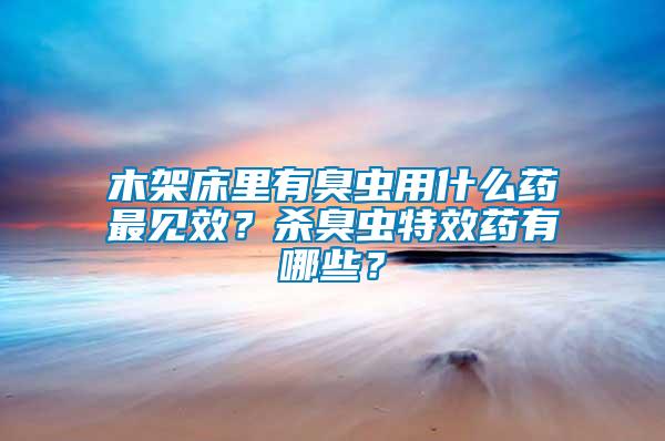 木架床里有臭蟲(chóng)用什么藥最見(jiàn)效？殺臭蟲(chóng)特效藥有哪些？