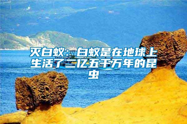 滅白蟻：白蟻是在地球上生活了二億五千萬(wàn)年的昆蟲(chóng)