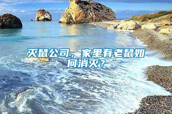 滅鼠公司，家里有老鼠如何消滅？