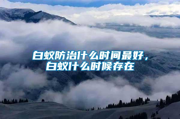 白蟻防治什么時間最好，白蟻什么時候存在