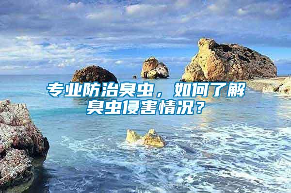 專業(yè)防治臭蟲，如何了解臭蟲侵害情況？