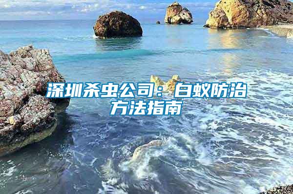 深圳殺蟲(chóng)公司：白蟻防治方法指南