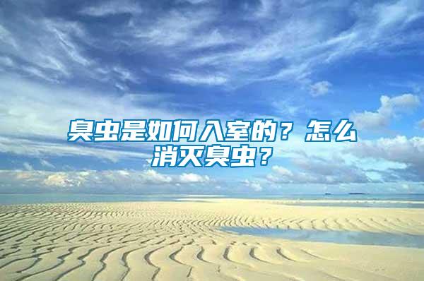 臭蟲是如何入室的？怎么消滅臭蟲？