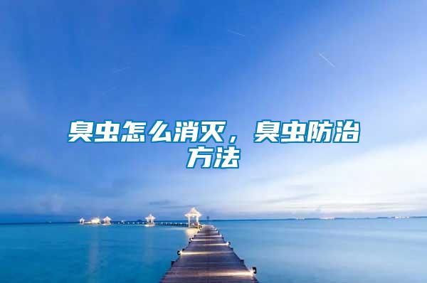 臭蟲怎么消滅，臭蟲防治方法