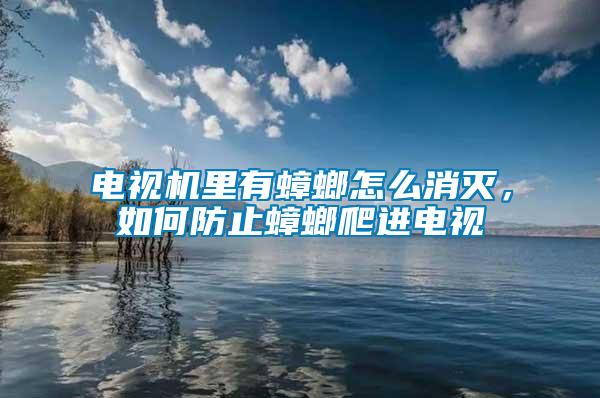 電視機里有蟑螂怎么消滅，如何防止蟑螂爬進電視