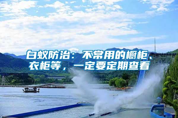 白蟻防治：不常用的櫥柜、衣柜等，一定要定期查看