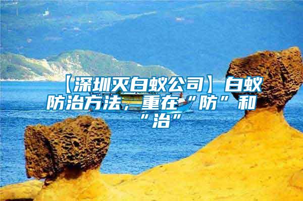 【深圳滅白蟻公司】白蟻防治方法，重在“防”和“治”